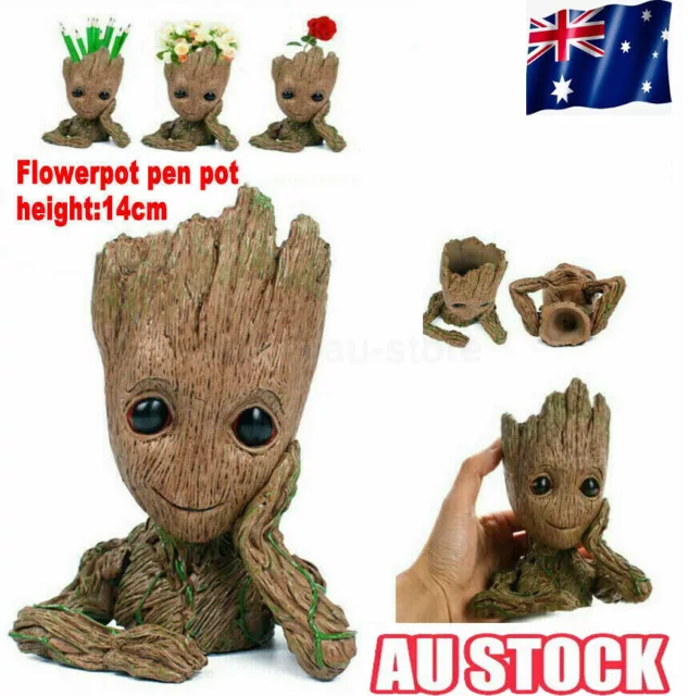 Baby Groot Planter tree Man Pens Flower Pot TOY Guardians of The Galaxy Gift AU 2