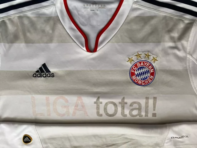 Maillot Adidas Officiel FC Bayern München Jersey / 2009-2010 / P95817 / Blanc XL