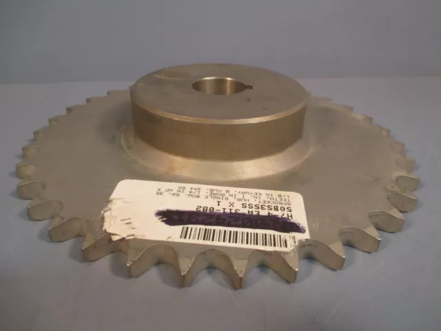 Martin Hub Sprocket, Single Row, 35 Teeth, 1 IN Bore 50B35SS 2