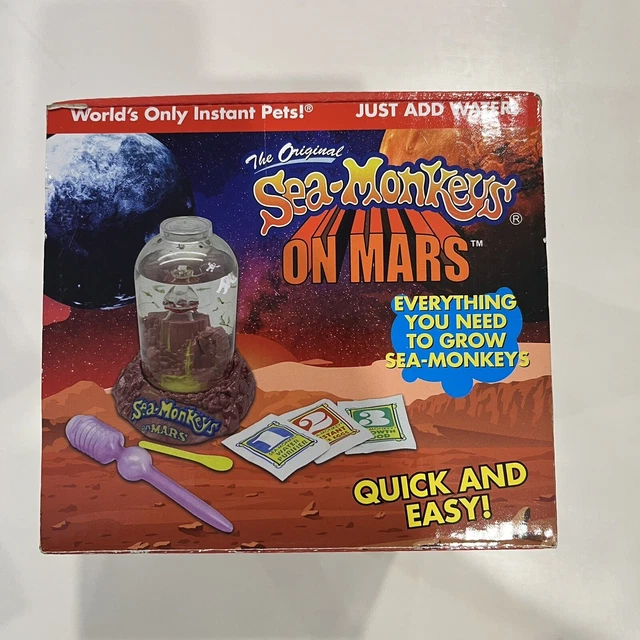The Original Live Sea Monkeys On Mars Just Add Water! Zoo Marine Aquarium