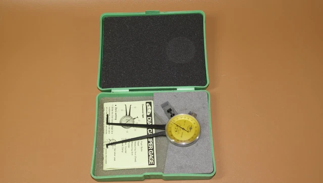 NCK Caliper Co. Inside Dial Caliper Gage 1 1/8"-2 1/8" Range .001" Japan