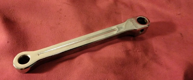 Manivelle Gauche Vélo Vintage à Clavette - Acier, Longueur