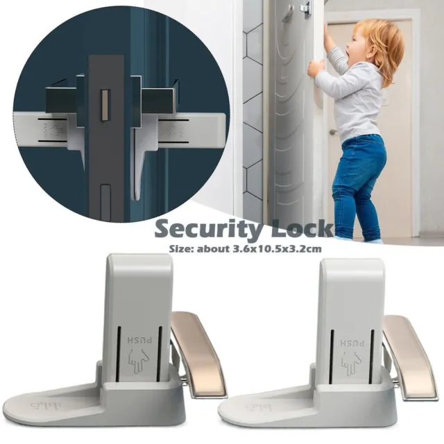 For Door Handles Anti-Opening Security Lock Door Handle Fixed Lock Fixed