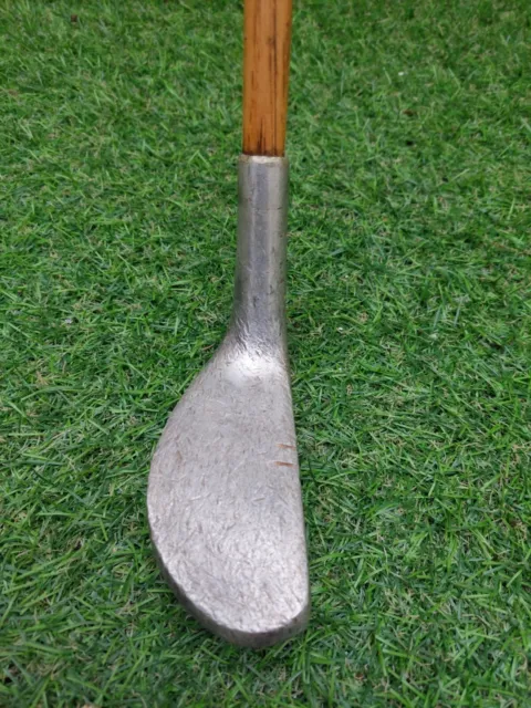 HEAVY Hickory Shafted Golf Club Putter F Chambers