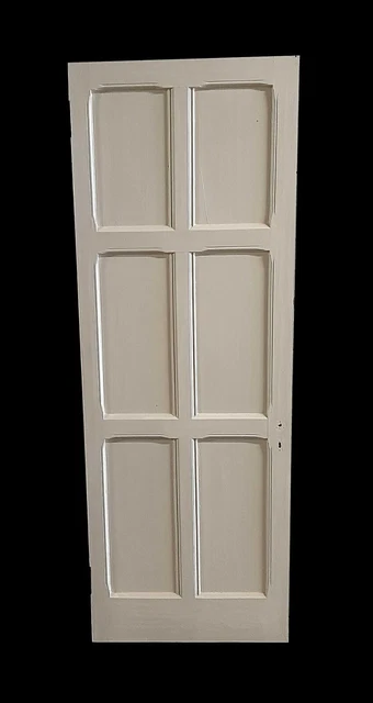 Arts & Crafts 6 Pane White Oak Passage Door 77.25 x 27.75