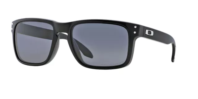 Oakley Occhiali da Sole Holbrook Polished Black W/Grigio Polarizzati OO9102-O2