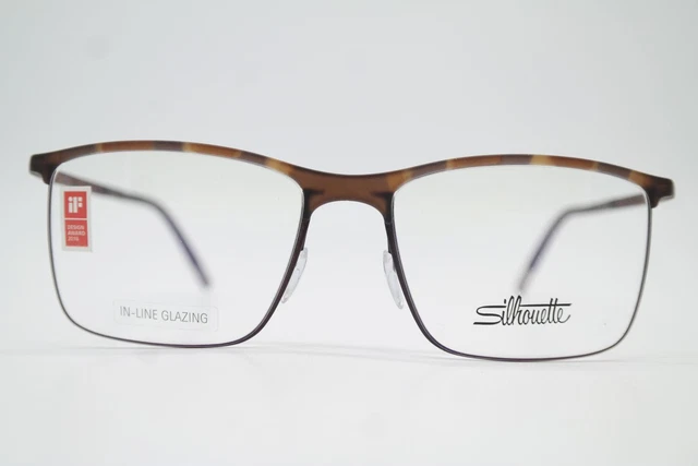 Monture De Lunettes Silhouette 5479 40 Titan - Bronze Marron, Ovale, Neuve Sans étiquette