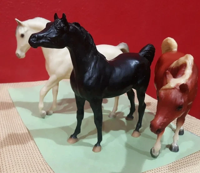 Vintage 1987 Breyer #3030 BLACK STALLION RETURNS SET Of 3