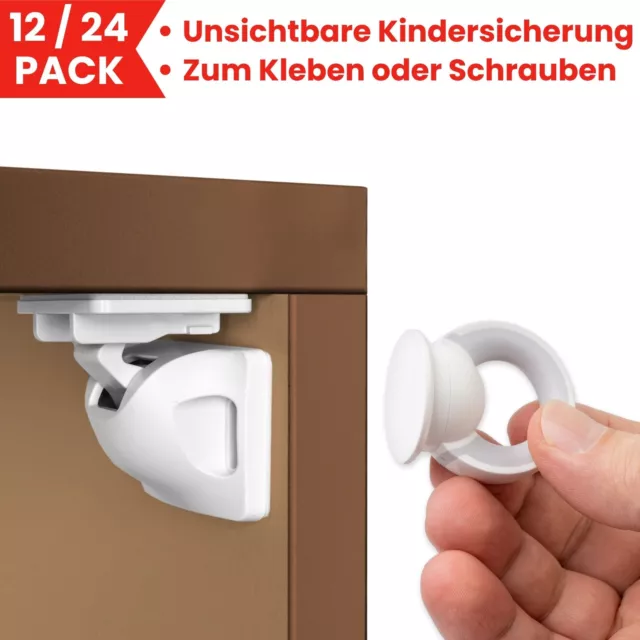 Schubladen Kindersicherung magnetische Babysicherung Schrank Sicherung Baby Set