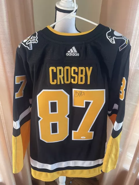 Sidney Crosby AUTOGRAPH SIGNED Pittsburgh Penguins Hockey Adidas Jersey JSA COA