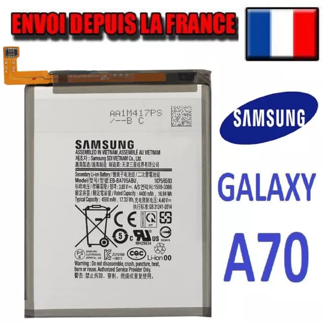 Batterie origine Samsung Galaxy A70 neuve EB-BA705ABU pour SM-A705FN/DS SM-A705F