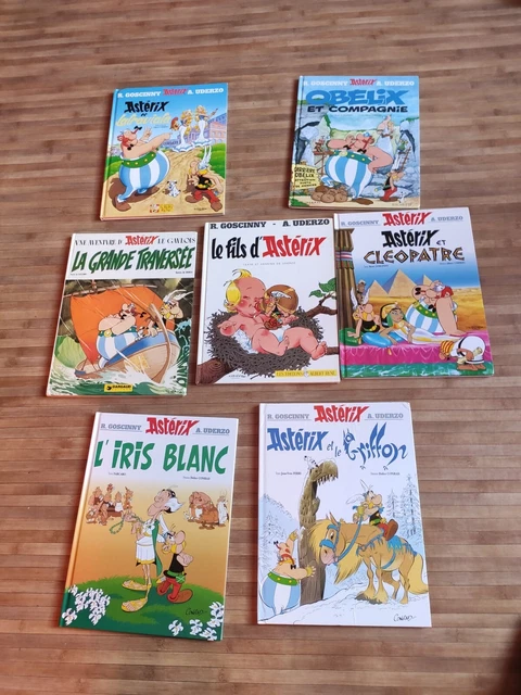 Lot De 7 Autocollants Astérix – Alea Jacta Est ! – BD – Très Bon état