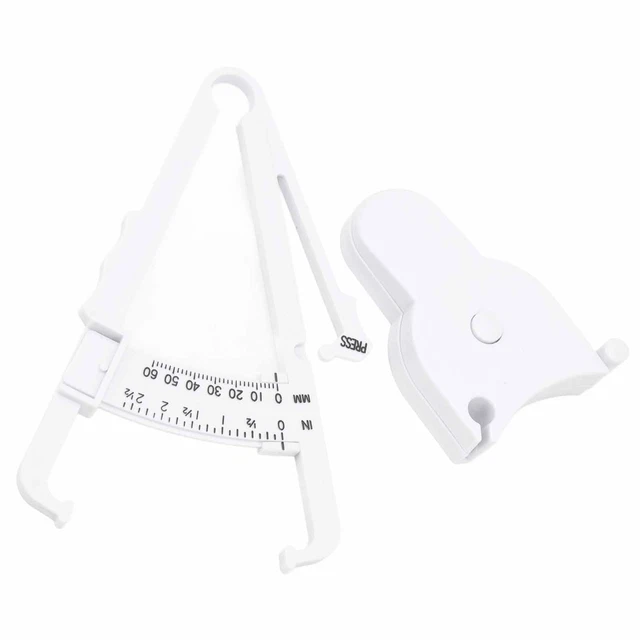 (Clip tipo di pressione pinza grasso pelle scale trasparenti alta precisione mm pollici corpo SLS
