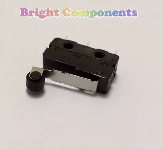 V4 Miniature Roller Lever Microswitch (Micro Switch) - 1st CLASS POST