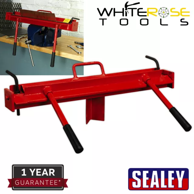 Sealey Sheet Metal Folder Vice Mounting 600mm 22 Gauge Steel Sheet Garage