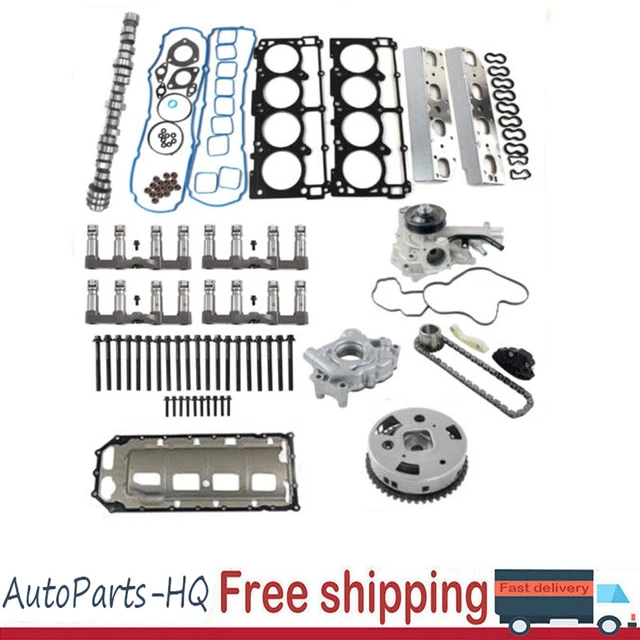 VVT MDS CAMSHAFT & lifters timing chain Head Gasket Kit for 0919 Dodge
