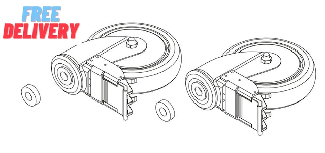 Hydraulic Patient Lift Caster Locking Kit, 1110421