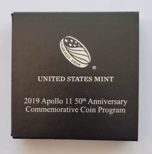 2019-P Apollo 11 50th Anniversary Uncirculated Silver Dollar in OGP w/COA