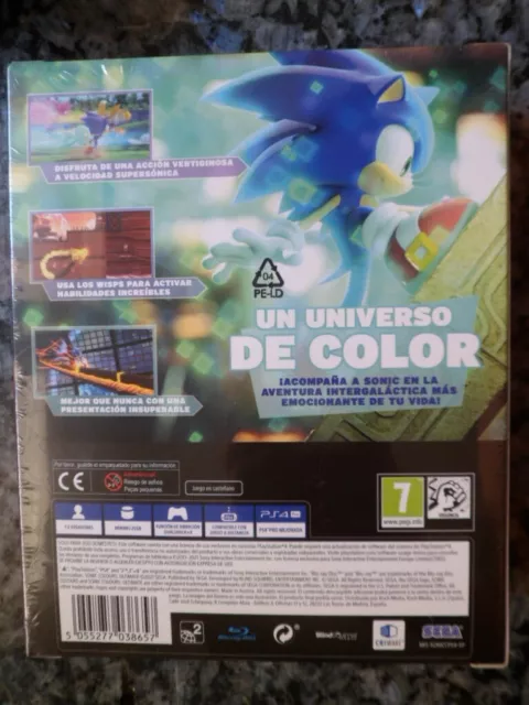 Sonic Colors Ultimate: Launch Edition PS4 Nuevo Acción Incluye llavero de Sonic. 2
