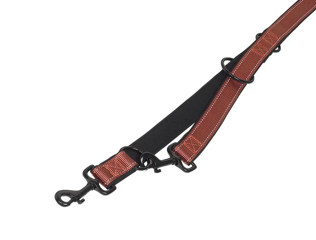 Nobby Hundeleine Classic Reflect Soft terracotta S 2,00m/15mm Nylon Führleine