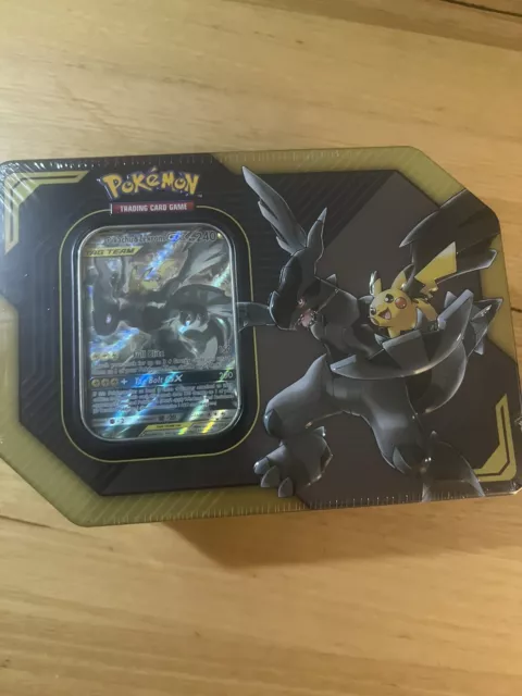 Pokemon - Pikachu & Zekrom Gx Tag Team Tin - Sun And Moon Era Sealed