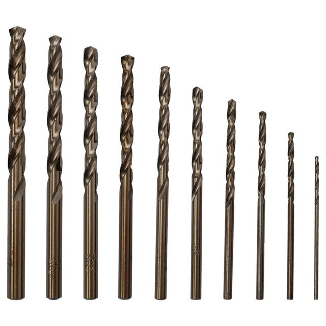 10pcs Ars M35 Cobalt Foret 1-6mm for Metal-Stainless Acier Drilling-Cutter