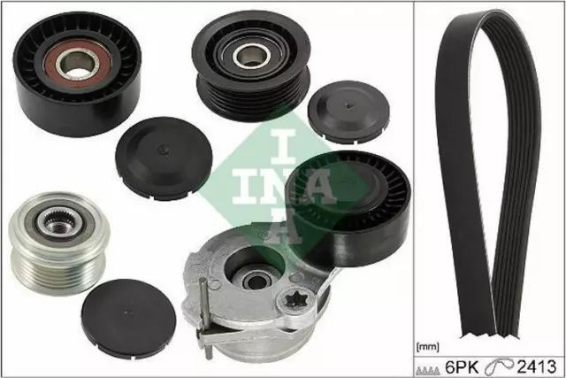 INA 529 0484 20 Keilrippenriemensatz für AUDI A4 Avant (8K5, B8) Q5 (8RB)