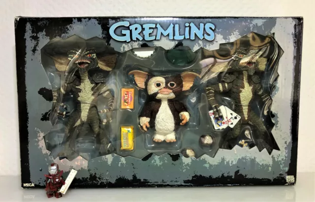 Gremlins Figur 3 Pack Gizmo Stripe & Poker Player NECA Reel Toys OVP RAR MIB