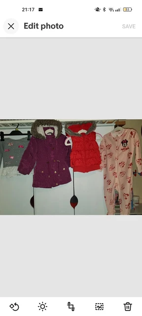 Baby Girls  Clothes Bundle  Age 18-24 Months.Used.4 pieces.Mixed brands.