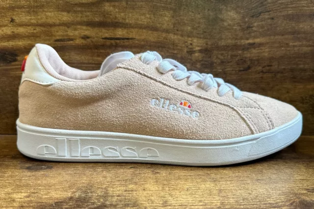 ELLESSE CAMPO SUEDE Trainers Ladies Pink Size UK 5 REF244 14.99 PicClick UK