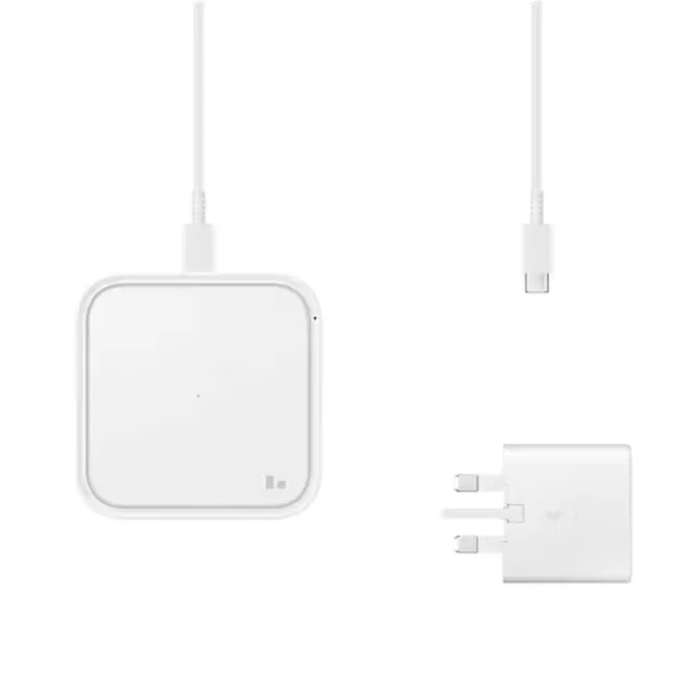 SAMSUNG WIRELESS CHARGER 15W EP-P2400TWEGGB White (New with UK Power  Adapter) £22.99 - PicClick UK
