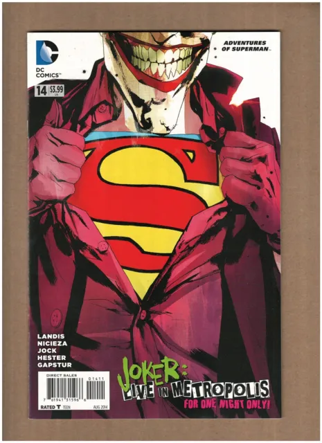 Adventures of Superman #14 DC Comics 2014 Jock Joker Cover NM- 9.2