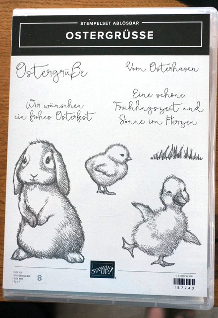 Stampin' Up! Stempelset „Ostergrüsse" 157743 auf  Gummistempel