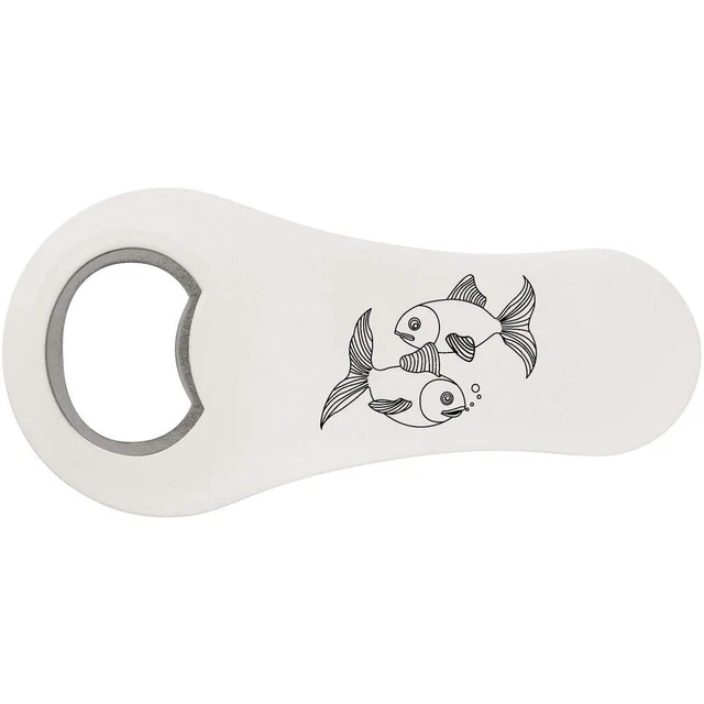 Ouvre-bouteille Amusant En Forme De Poisson Bar Vert 5,5 Cm - Idée Cadeau Déco Et Pratique !