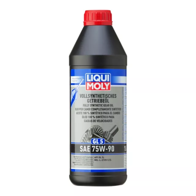 Getriebeöl LIQUI MOLY 1414 vollsynthetisch(GL5) SAE 75W-90 Achsantrieb 1 Lit