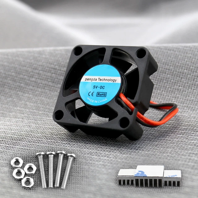 Raspberry Pi 5 Armatura dissipatore di calore in lega di alluminio con ventola PWM per Pi 5 4GB/8GB