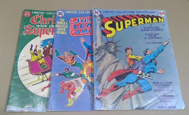 Limited Collectors' Edition C-38 C-43 C-38 DC Comics 1975 1976 Superman Treasury