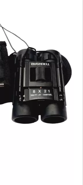Genuine Bushnell 8 x 21 392ft at 1000YDS Compact Binoculars + Case FAST SHIPPING