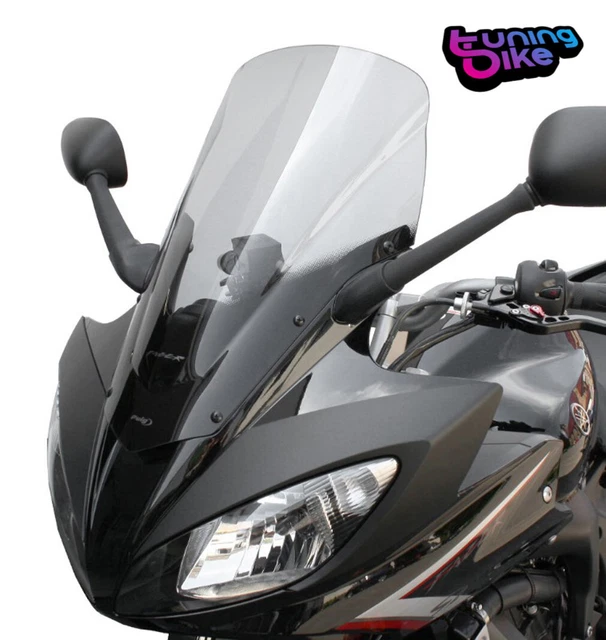 Pare-brise PUIG Fumé Clair Pour Yamaha FZ6 600 Fazer (2004-2008) - Neuf En Boîte