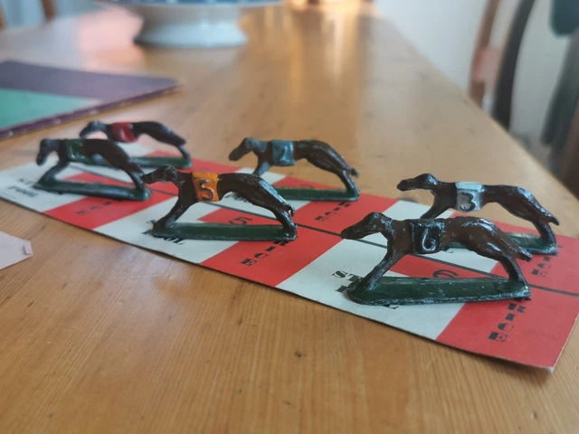 Cardora Johillco Guiterman Detoy Greyhounds vintage antique games Hunderennen