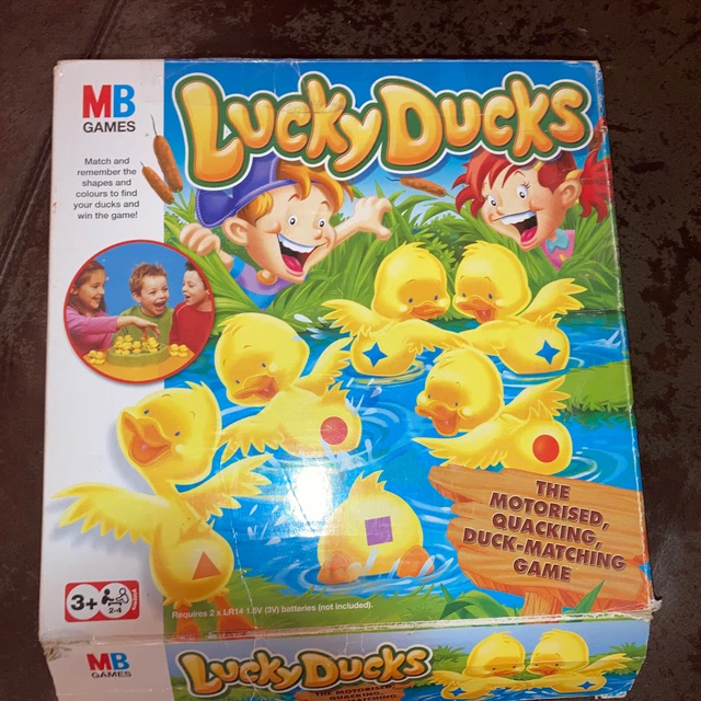 MB GAMES Lucky Ducks Motorised Quacking Duck Matching Game 3+ years
