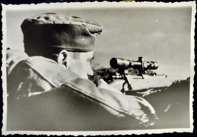 GERMAN PHOTO WW2 WWII ARCHIVE : SNIPER _ WEHRMACHT - HEER EUR 11,99 ...
