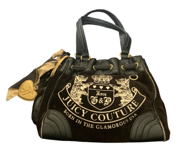 Vintage Juicy Couture Velour Bag Y2K Purse