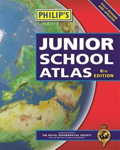 Philip's Junior School Atlas: 8th Edition by Philip's Maps Book The Cheap Fast