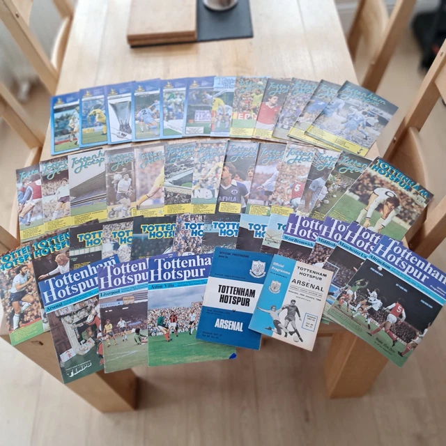 TOTTENHAM SPURS 43 Home Programmes From 1968 - 1984 £5.44 - PicClick UK