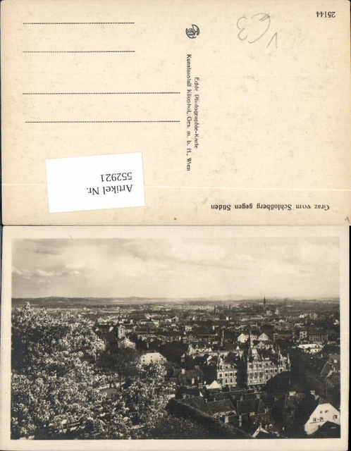 552921,Graz vom Schloßberg gegen Süden pub Kilophot 25144