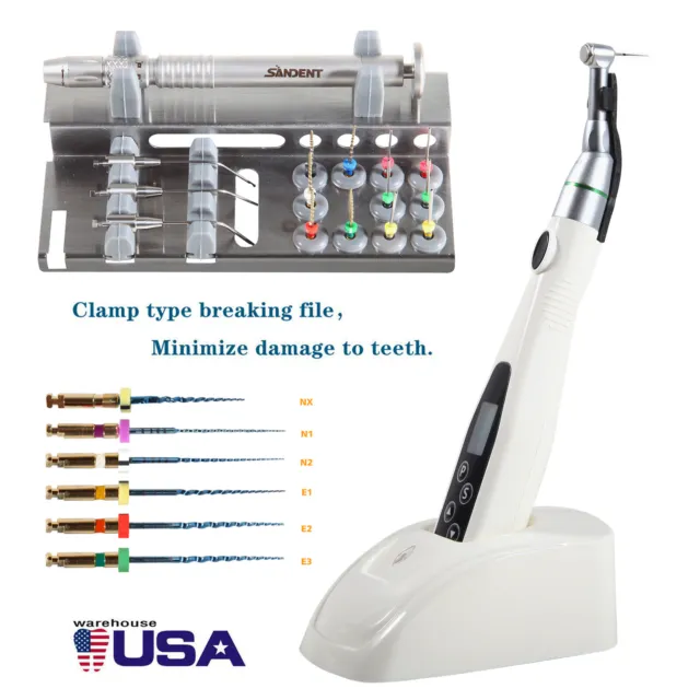 Dental Cordless LED Endo Motor / Root Canal Files Extractor / Rotary Files