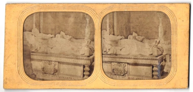 Stereo-Fotografie unbekannter Fotograf, Ansicht Berlin-Charlottenburg, Mausoleu