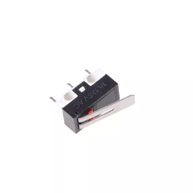 10 Stück KW10 125 V 1 A 3 Klemmen Momentan 13 mm Hebelarm Micro Swit YAA DP.ca 3