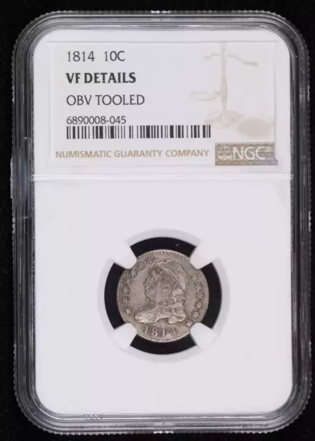 1814 P Capped Bust Dimes NGC VF Details